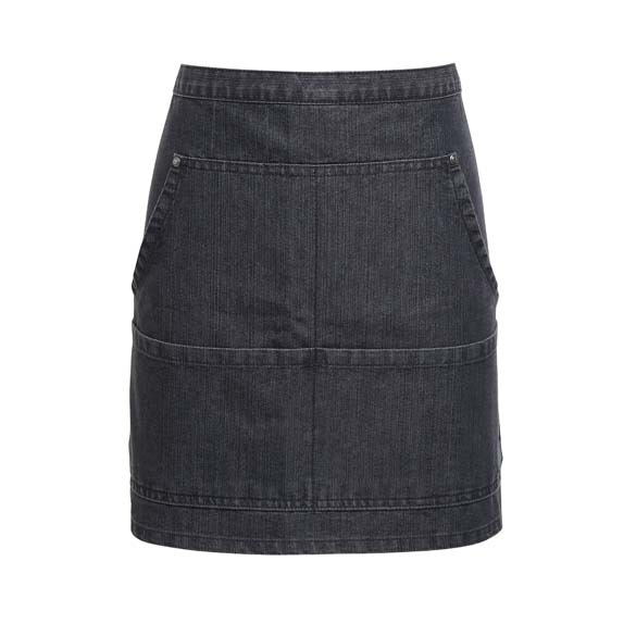 Jeans stitch denim waist apron